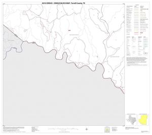 Primary view of object titled '2010 Census County Block Map: Terrell County, Block 18'.