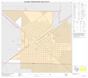 Primary view of object titled '2010 Census County Block Map: Dallam County, Inset B01'.