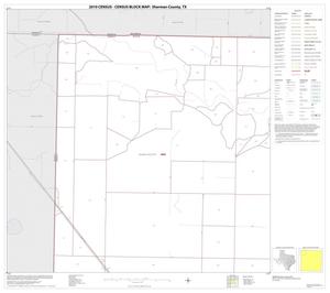 Primary view of object titled '2010 Census County Block Map: Sherman County, Block 1'.