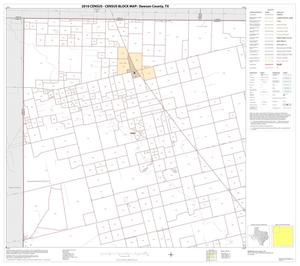 Primary view of object titled '2010 Census County Block Map: Dawson County, Block 1'.