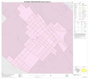 Primary view of object titled '2010 Census County Block Map: Burleson County, Inset B01'.