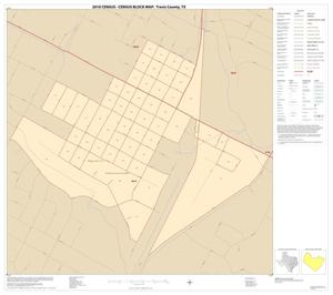 2010 Census County Block Map: Travis County, Inset A01