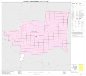 2010 Census County Block Map: Sterling County, Inset A01