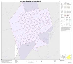 2010 Census County Block Map: Karnes County, Inset D01