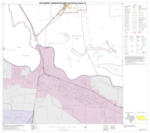 Primary view of object titled '2010 Census County Block Map: San Patricio County, Block 13'.
