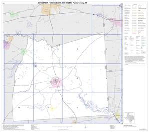 Primary view of object titled '2010 Census County Block Map: Panola County, Index'.