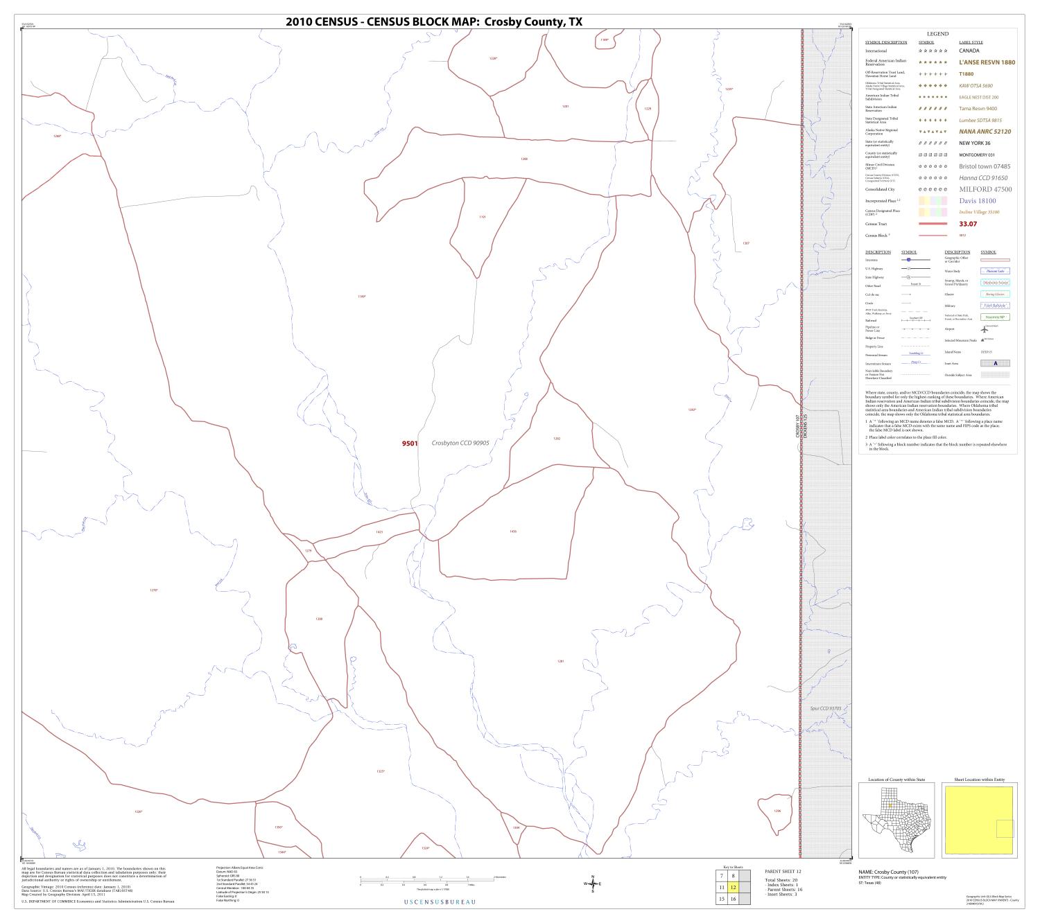 2010 Census County Block Map: Crosby County, Block 12
                                                
                                                    [Sequence #]: 1 of 1
                                                