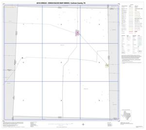 Primary view of object titled '2010 Census County Block Map: Cochran County, Index'.