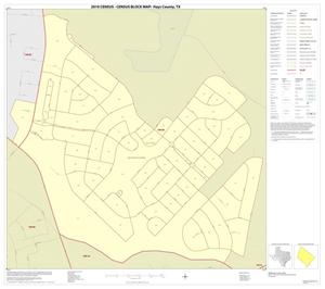 2010 Census County Block Map: Hays County, Inset D01
