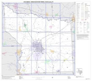 Primary view of object titled '2010 Census County Block Map: Smith County, Index'.
