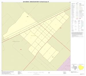 Primary view of object titled '2010 Census County Block Map: Fort Bend County, Inset E01'.