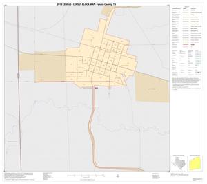 2010 Census County Block Map: Fannin County, Inset B01