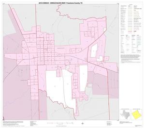 2010 Census County Block Map: Freestone County, Inset D01
