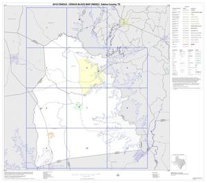 2010 Census County Block Map: Sabine County, Index