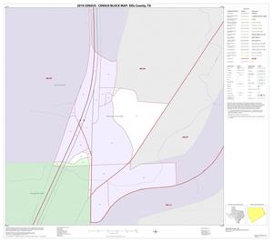 2010 Census County Block Map: Ellis County, Inset A01