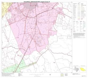 Primary view of object titled '2010 Census County Block Map: Angelina County, Block 12'.