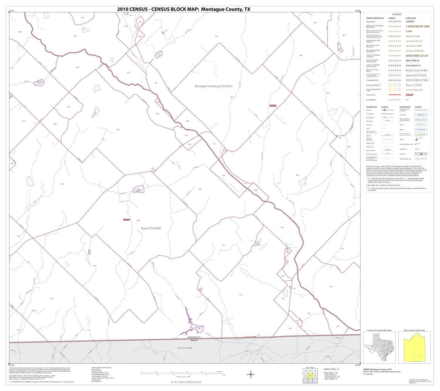 2010 Census County Block Map: Montague County, Block 17
                                                
                                                    [Sequence #]: 1 of 1
                                                