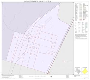 2010 Census County Block Map: Wharton County, Inset A01