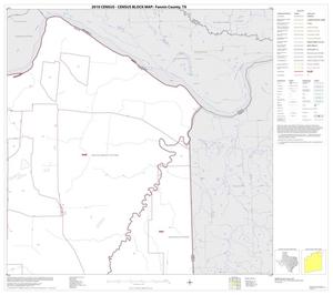 Primary view of object titled '2010 Census County Block Map: Fannin County, Block 3'.