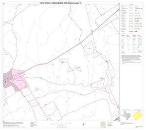 Primary view of object titled '2010 Census County Block Map: Milam County, Block 19'.