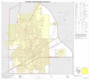 2010 Census County Block Map: Gray County, Inset A01
