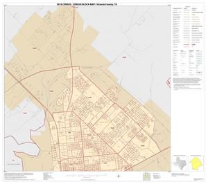 2010 Census County Block Map: Victoria County, Inset A01