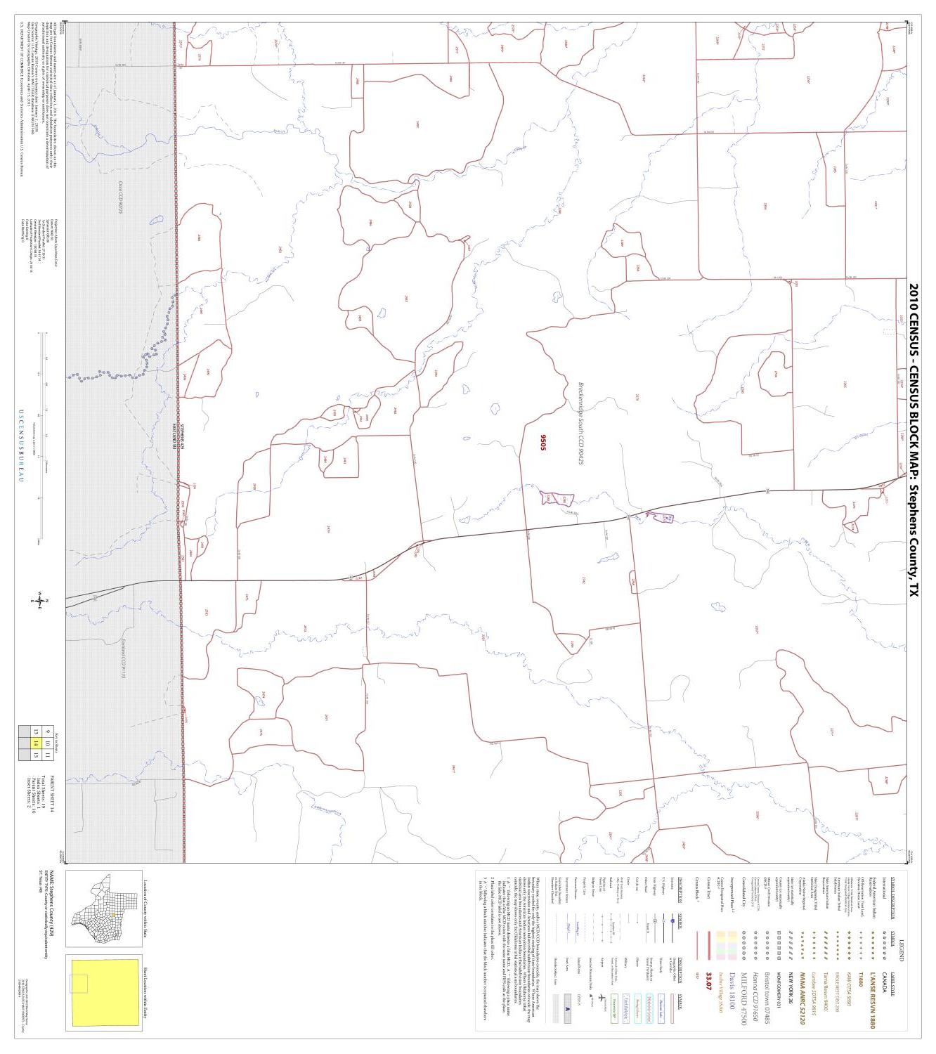2010 Census County Block Map: Stephens County, Block 14
                                                
                                                    [Sequence #]: 1 of 1
                                                