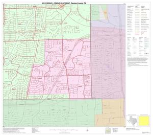 2010 Census County Block Map: Denton County, Block 90