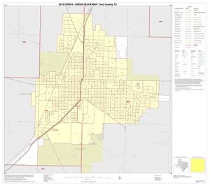 2010 Census County Block Map: Terry County, Inset B01