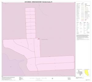 2010 Census County Block Map: Cherokee County, Inset A01