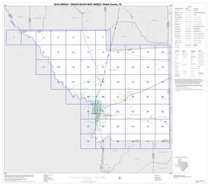 2010 Census County Block Map: Webb County, Index