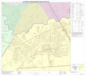Primary view of object titled '2010 Census County Block Map: Galveston County, Block 12'.