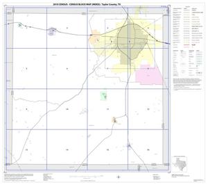 Primary view of object titled '2010 Census County Block Map: Taylor County, Index'.