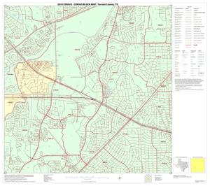 2010 Census County Block Map: Tarrant County, Block 43
