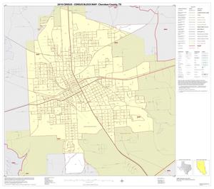 2010 Census County Block Map: Cherokee County, Inset D01