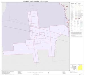 2010 Census County Block Map: Fannin County, Inset E01