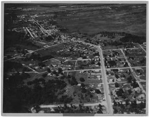 Primary view of object titled '[Aerial View of a Residential Neighborhood]'.