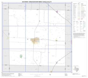 Primary view of object titled '2010 Census County Block Map: Hockley County, Index'.