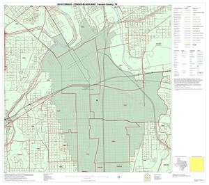 2010 Census County Block Map: Tarrant County, Block 36