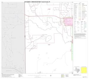 2010 Census County Block Map: Tarrant County, Block 25