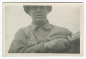 [Photograph of a Soldier Wearing a Coat]
