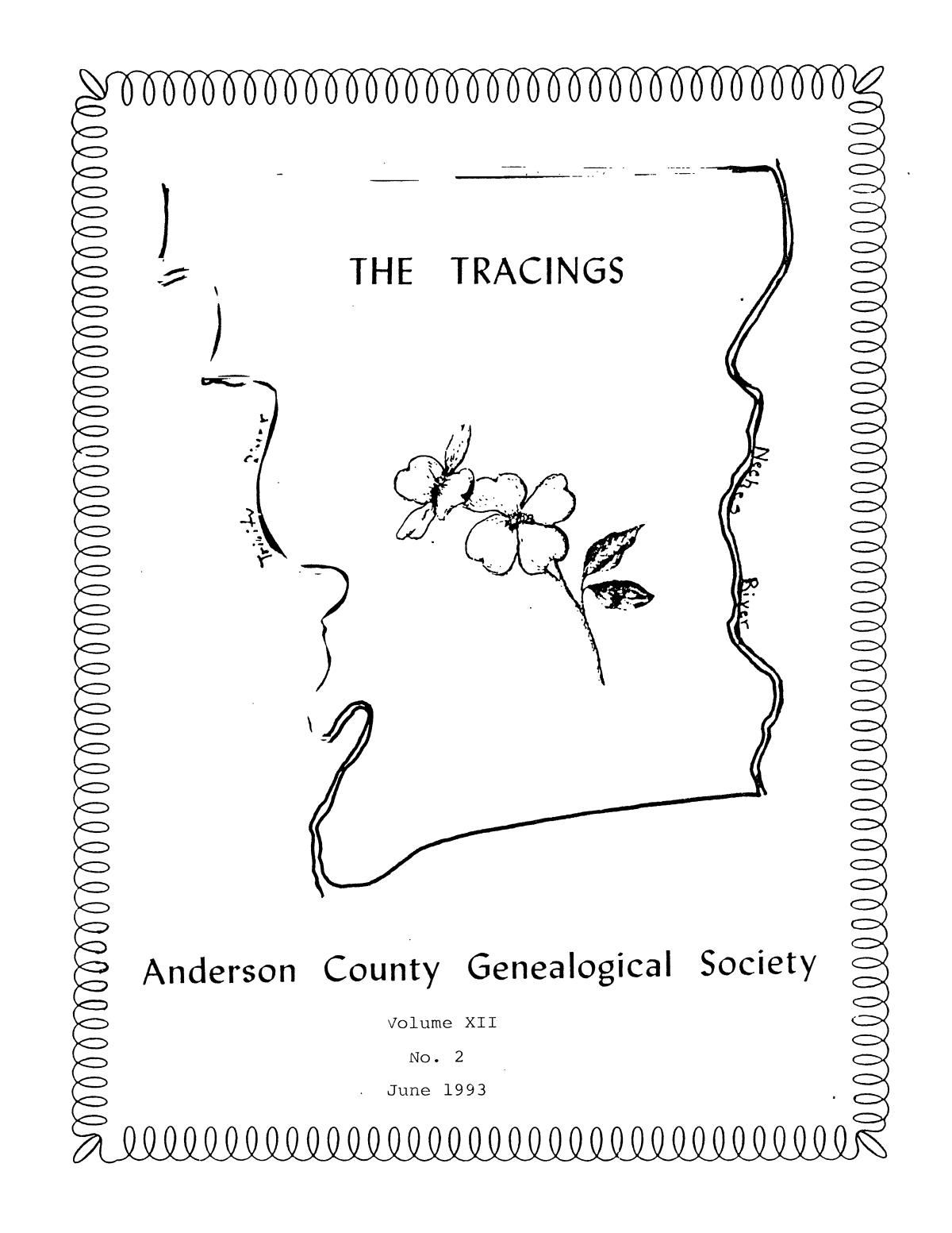 The Tracings, Volume 12, Number 2, June 1993
                                                
                                                    Front Cover
                                                
