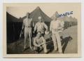 Primary view of [Four Soldiers Outside Camp]