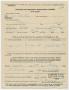 Thumbnail image of item number 1 in: '[Application for Servicemen's Readjustment Allowance]'.