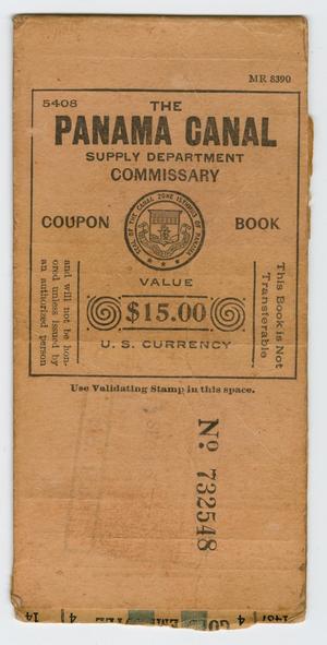 Primary view of object titled '[Coupon Book]'.