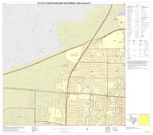 P.L. 94-171 County Block Map (2010 Census): Taylor County, Inset E01