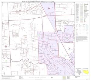 P.L. 94-171 County Block Map (2010 Census): Harris County, Block 132