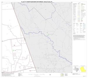 P.L. 94-171 County Block Map (2010 Census): Liberty County, Block 8
