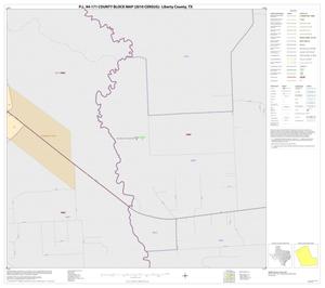 P.L. 94-171 County Block Map (2010 Census): Liberty County, Inset A03