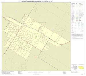P.L. 94-171 County Block Map (2010 Census): San Patricio County, Inset J01